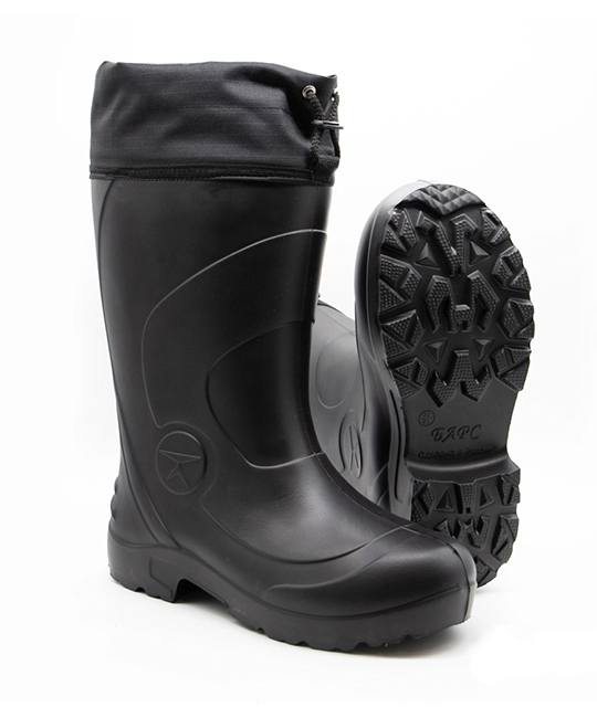 Сапоги мужские утеплённые ЭВА Барс С-031 черные (40 см) фото 1