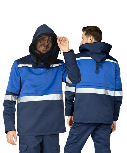 Костюм противоэнцефалитный тёмно-синий/василёк фото 1