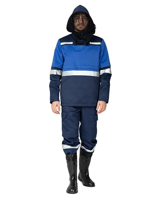 Костюм противоэнцефалитный тёмно-синий/василёк фото 2