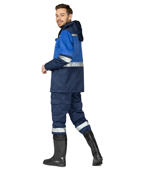 Костюм противоэнцефалитный тёмно-синий/василёк фото 6