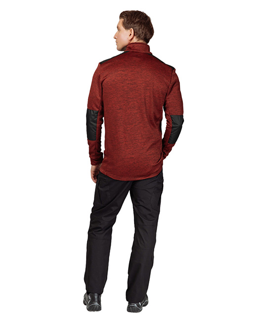 Куртка "Валма" трикотажная красный меланж/чёрный фото 6