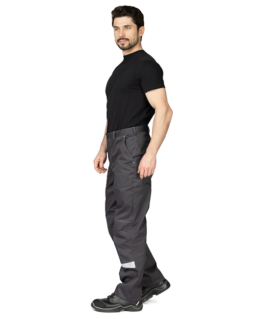 Костюм мужской "Профессионал 1" тёмно-серый/красный фото 10