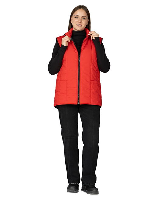 Жилет утеплённый "Инсар" красный фото 6