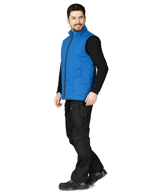 Жилет утеплённый "Инсар" васильковый фото 4