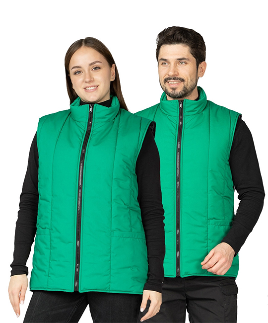 Жилет утеплённый "Инсар" зеленый фото 1