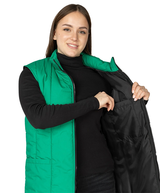 Жилет утеплённый "Инсар" зеленый фото 12