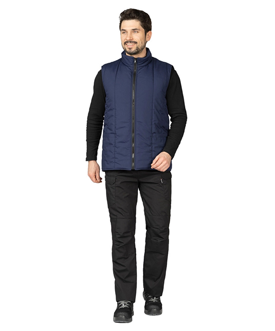 Жилет утеплённый "Инсар" темно-синий фото 2