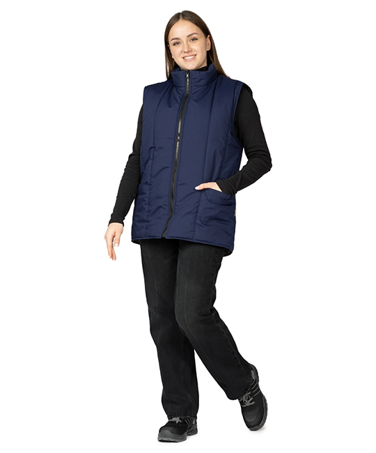 Жилет утеплённый "Инсар" темно-синий фото 3