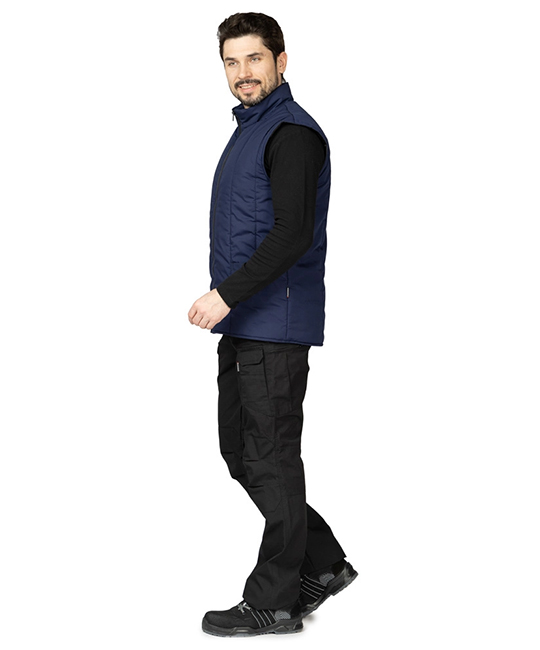 Жилет утеплённый "Инсар" темно-синий фото 6