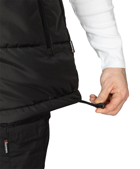 Жилет рабочий утепленный "Кама" черный фото 19