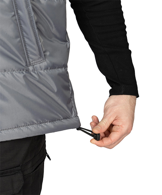 Жилет утеплённый Свирь тёмно-серый/чёрный фото 16