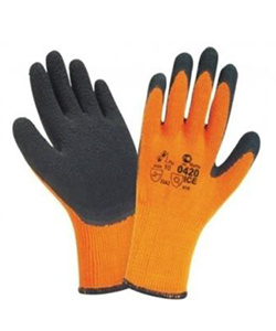 Перчатки из акрила утепленные, с покрытием вспененного латекса «Стекольщик»