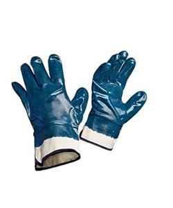 Перчатки с двойным нитрильным покрытием МБС, манжет крага