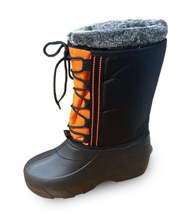 Сапоги мужские на галоше ЭВА со шнуровкой Барс Б-16 (40 см) чёрные