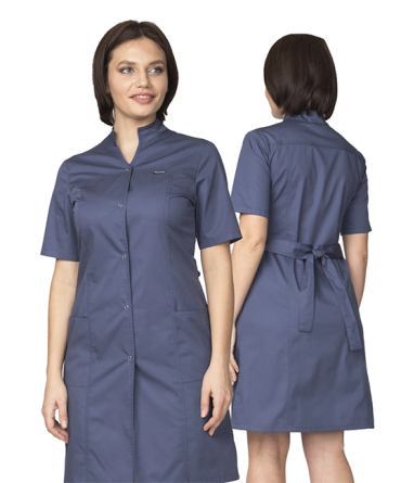 Халат женский "Медик" синий