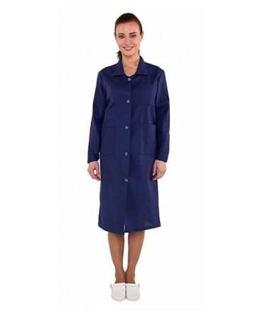 Халат рабочий женский темно-синий