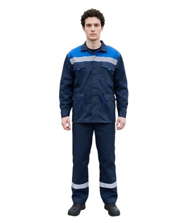 Костюм защит. от ОПЗ и МВ Карелия-1(куртка+бр.) т.синий/васил.