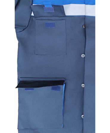 Костюм защит. от ОПЗ и МВ Карелия-1(куртка+бр.) т.синий/васил. фото 3