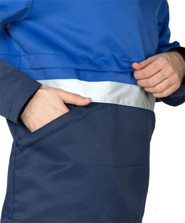 Костюм противоэнцефалитный тёмно-синий/василёк фото 16