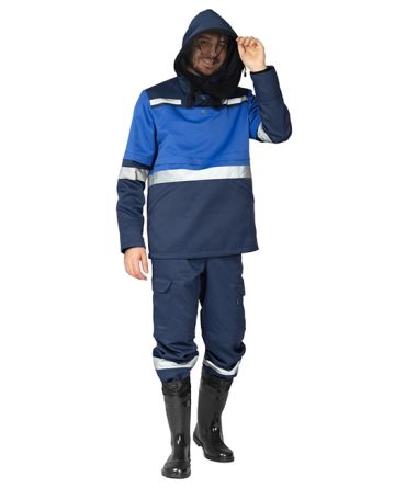 Костюм противоэнцефалитный тёмно-синий/василёк фото 3