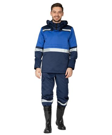 Костюм противоэнцефалитный тёмно-синий/василёк фото 4