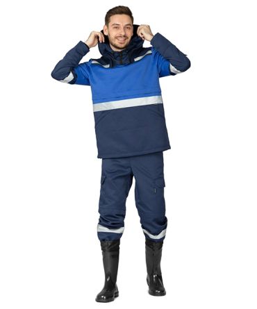 Костюм противоэнцефалитный тёмно-синий/василёк фото 5