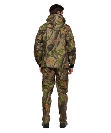 Костюм летний противоэнцефалитный камуфлированный тёмный лес из рипстопа с ловушками (куртка и брюки) фото 5