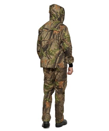 Костюм летний противоэнцефалитный камуфлированный тёмный лес из рипстопа с ловушками (куртка и брюки) фото 6