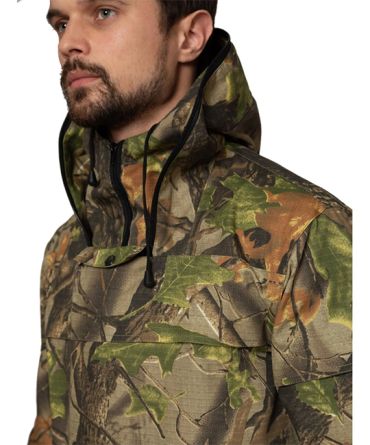 Костюм летний противоэнцефалитный камуфлированный тёмный лес из рипстопа с ловушками (куртка и брюки) фото 7