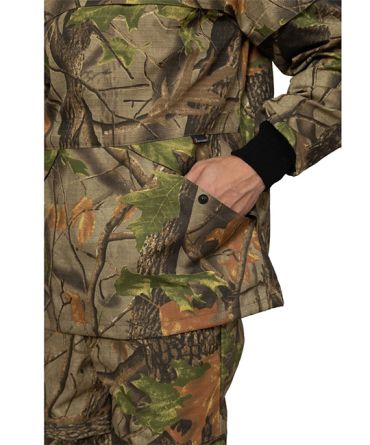 Костюм летний противоэнцефалитный камуфлированный тёмный лес из рипстопа с ловушками (куртка и брюки) фото 8