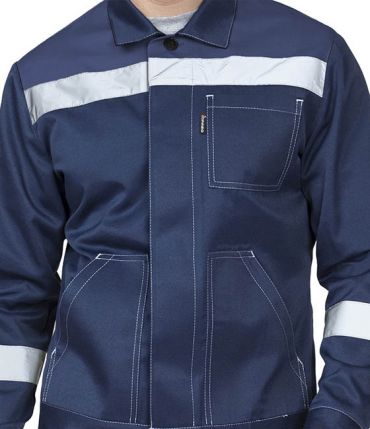 Куртка мужская летняя "Пантеон СОП" тёмно-синяя фото 6