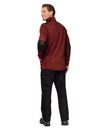 Куртка "Валма" трикотажная красный меланж/чёрный фото 5