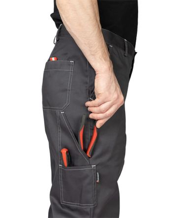 Костюм мужской "Профессионал 1" тёмно-серый/красный фото 15