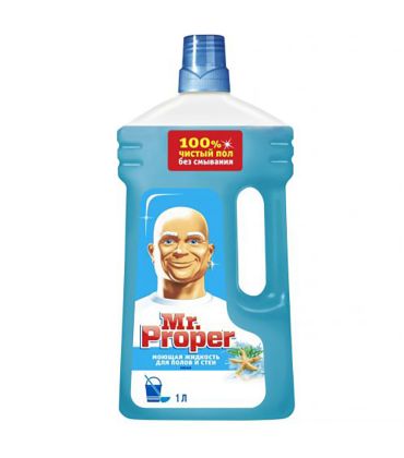 Средство чистящее жидкое для мытья пола и стен Мистер Пропер (MR. PROPER) Океан 1 л