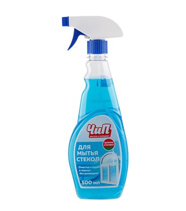Средство для мытья стекол "МОРСКАЯ СВЕЖЕСТЬ" 500 мл ЧиП