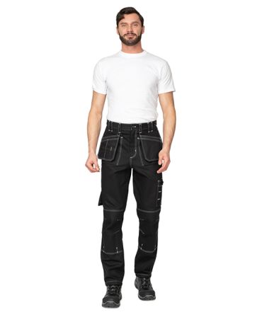 Костюм рабочий мужской Викинг 2021 чёрный (куртка и брюки) фото 5