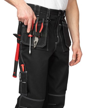 Костюм рабочий мужской Викинг 2021 чёрный (куртка и брюки) фото 6