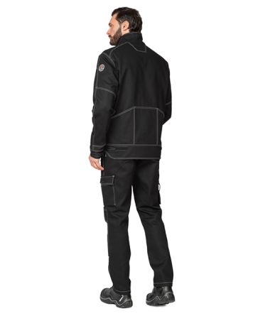 Костюм рабочий мужской Викинг 2021 чёрный (куртка и брюки) фото 4