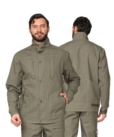 Костюм рабочий мужской Викинг 2021 хаки (куртка и брюки)