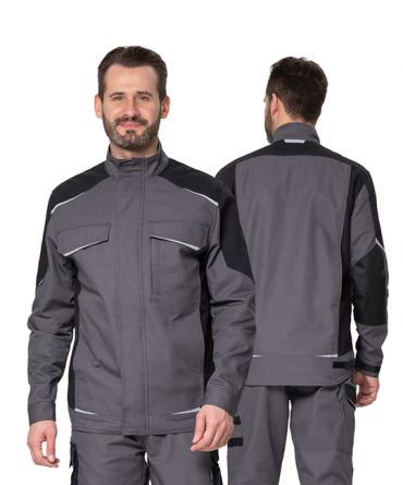 Куртка мужская "Сюрвейер" тёмно-серая/чёрная фото 1