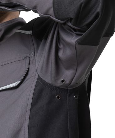 Куртка мужская "Сюрвейер" тёмно-серая/чёрная фото 9