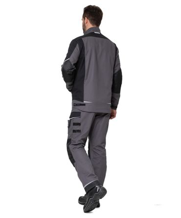 Куртка мужская "Сюрвейер" тёмно-серая/чёрная фото 3