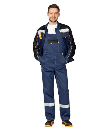 Костюм рабочий мужской Уни-Спец 2 СОП темно-синий/черный фото 3