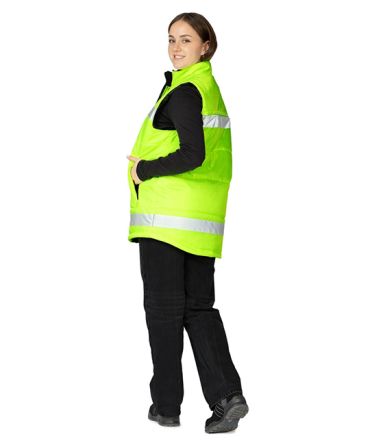 Жилет утеплённый "Хайвиз" желтый фото 9
