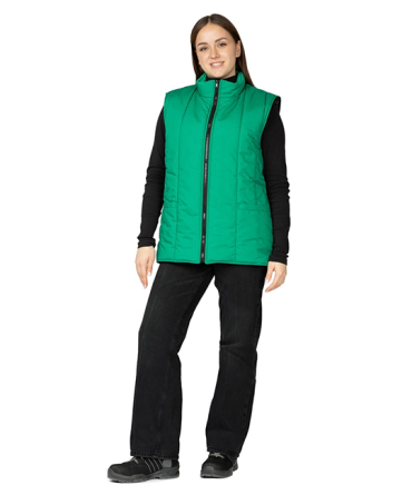 Жилет утеплённый "Инсар" зеленый фото 3