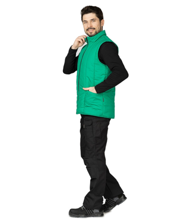 Жилет утеплённый "Инсар" зеленый фото 4