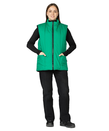 Жилет утеплённый "Инсар" зеленый фото 6