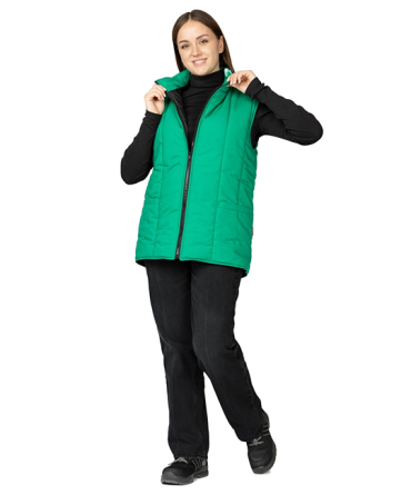 Жилет утеплённый "Инсар" зеленый фото 7