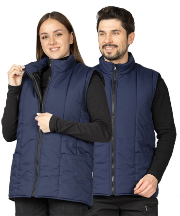 Жилет утеплённый "Инсар" темно-синий