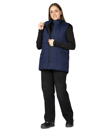 Жилет утеплённый "Инсар" темно-синий фото 5